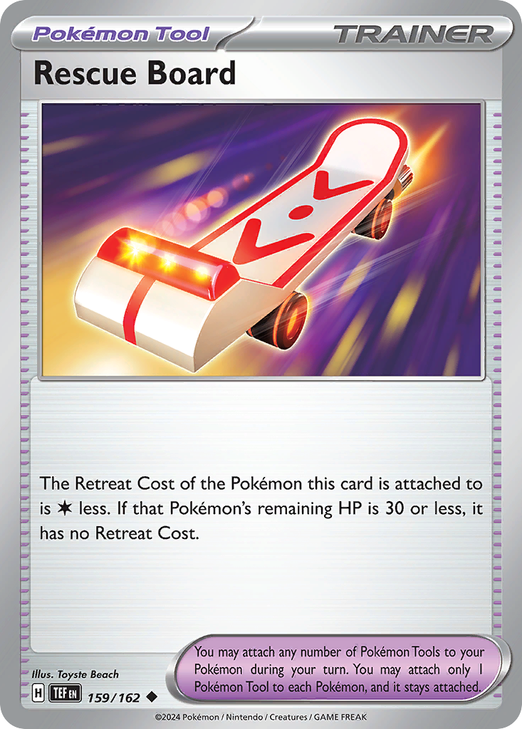 Rescue Board - 159/162 - Reverse Holofoil - NM - Uncommon - Temporal Forces