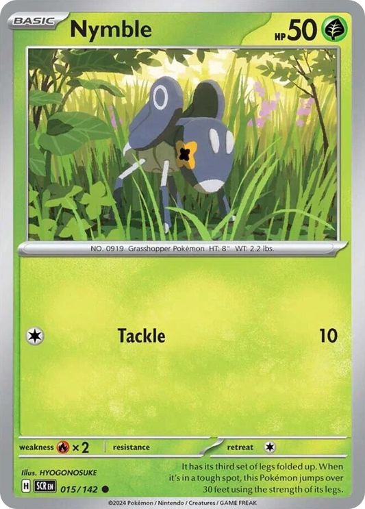 Nymble - 15/142 - Reverse Holofoil - NM - Common - Stellar Crown