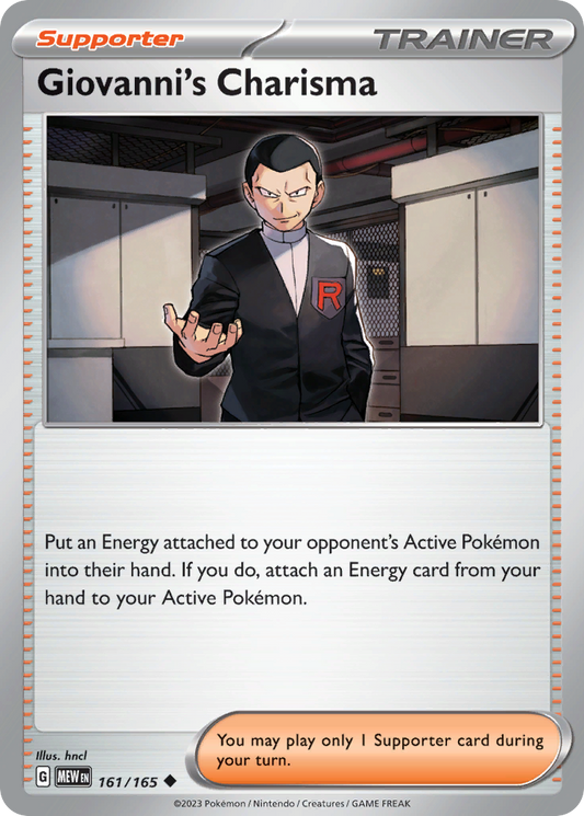 Giovanni's Charisma - 161/165 - Normal - NM - Uncommon - 151