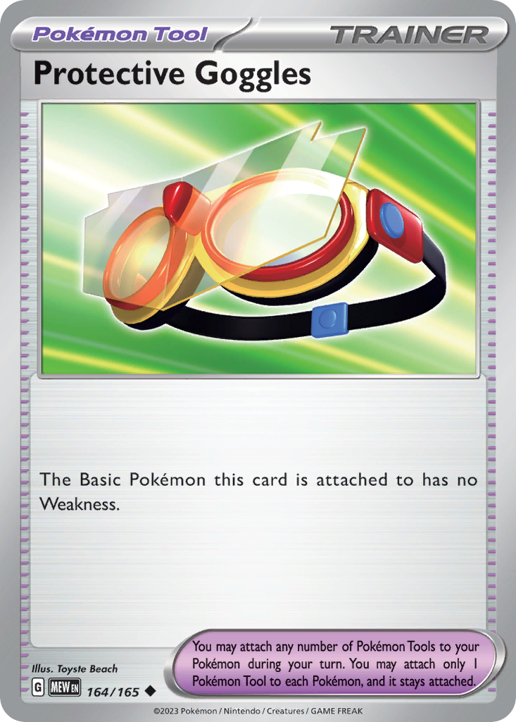 Protective Goggles - 164/165 - Normal - NM - Uncommon - 151