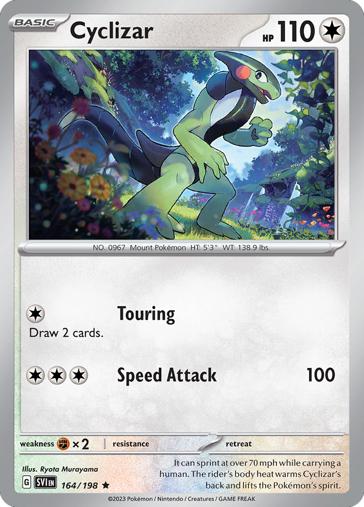 Cyclizar - 164/198 - Holofoil - NM - Rare - Scarlet & Violet