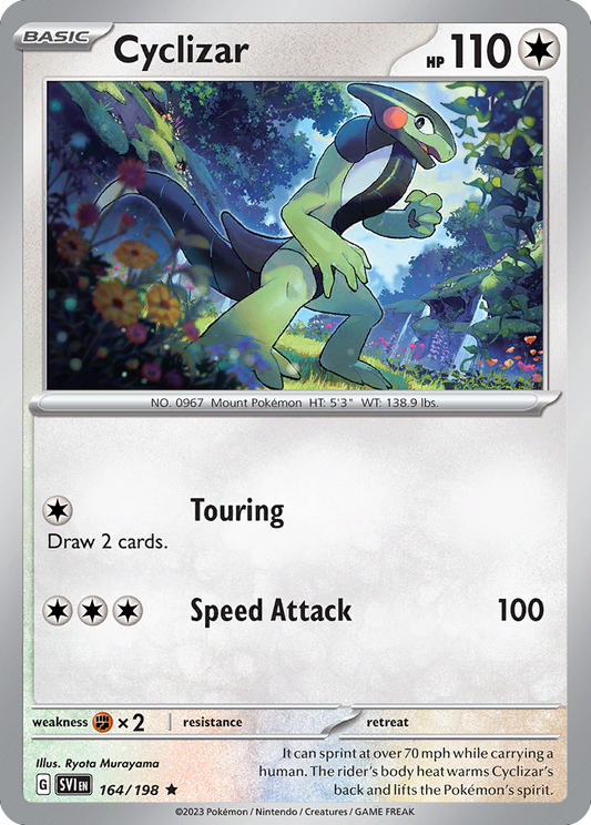 Cyclizar - 164/198 - Holofoil - NM - Rare - Scarlet & Violet