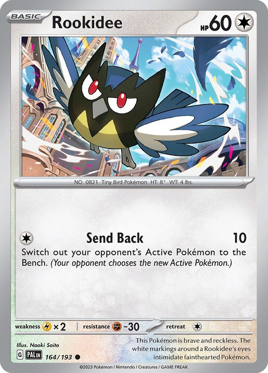 Rookidee - 164/193 - Normal - NM - Common - Paldea Evolved