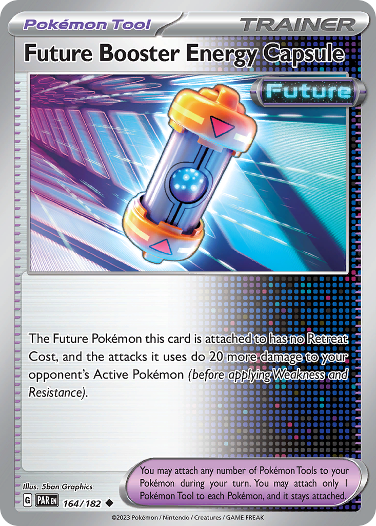 Future Booster Energy Capsule - 164/182 - Reverse Holofoil - NM - Uncommon - Paradox Rift