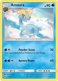Amaura - 27/131 - Normal - NM - Uncommon - Forbidden Light