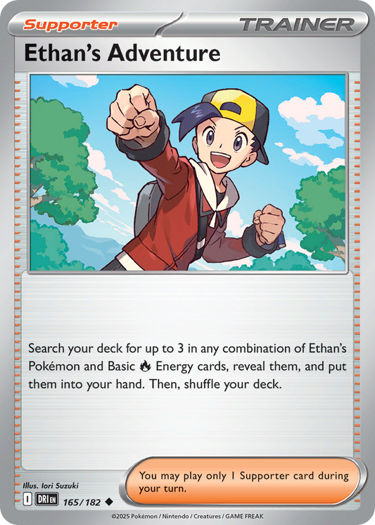 Ethan's Adventure - 165/182 - Reverse Holofoil - NM - Uncommon - Destined Rivals
