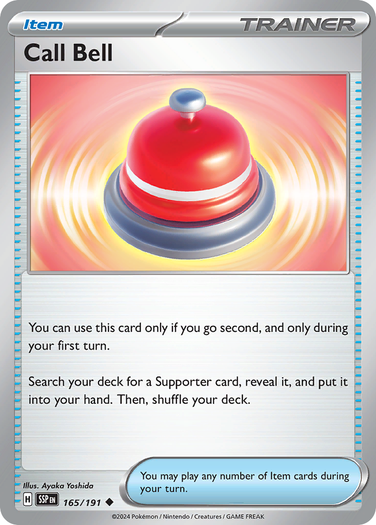 Call Bell - 165/191 - Normal - NM - Uncommon - Surging Sparks