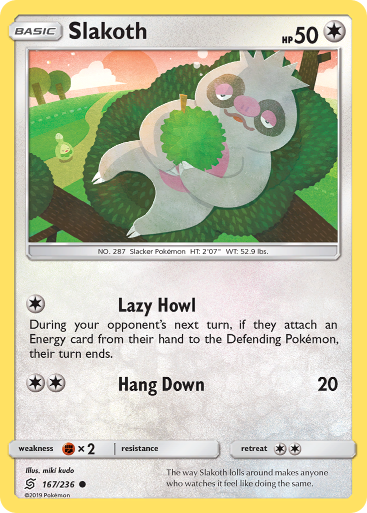 Slakoth - 167/236 - Normal - NM - Common - Unified Minds