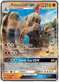 Palossand GX - 82/168 - Normal - NM - Ultra Rare - Celestial Storm