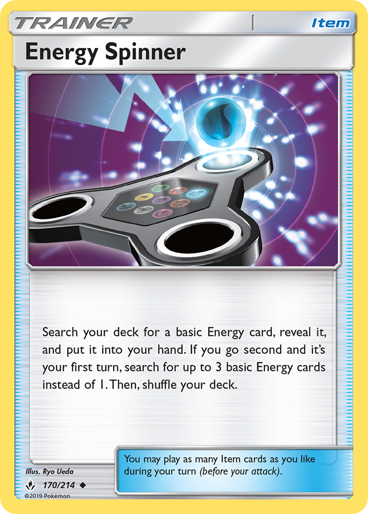 Energy Spinner - 170/214 - Normal - NM - Uncommon - Unbroken Bonds