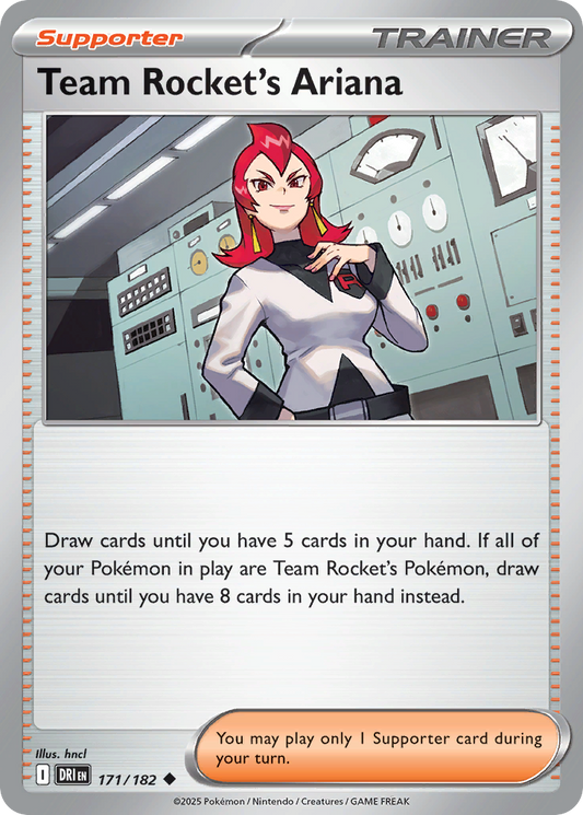 Team Rocket's Ariana - 171/182 - Normal - NM - Uncommon - Destined Rivals