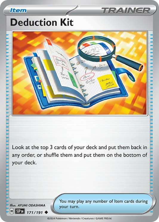 Deduction Kit - 171/191 - Normal - NM - Uncommon - Surging Sparks