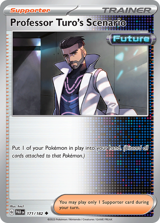 Professor Turo's Scenario - 171/182 - Reverse Holofoil - NM - Uncommon - Paradox Rift