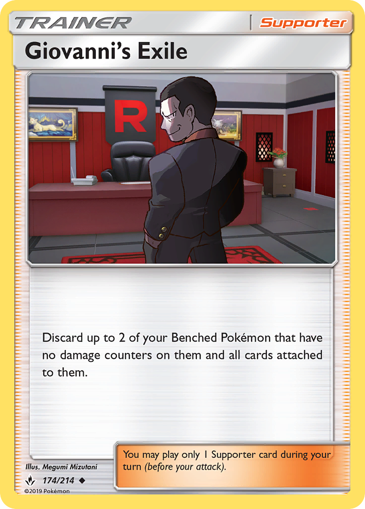 Giovanni's Exile - 174/214 - Normal - NM - Uncommon - Unbroken Bonds