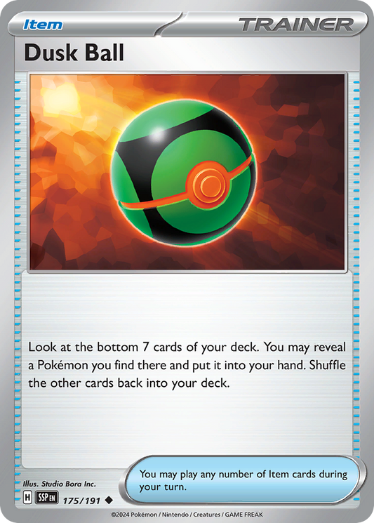 Dusk Ball - 175/191 - Normal - NM - Uncommon - Surging Sparks