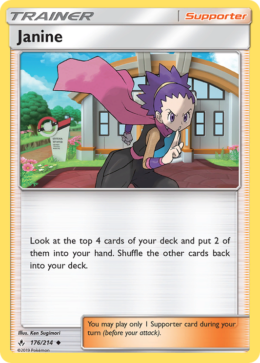 Janine - 176/214 - Normal - NM - Uncommon - Unbroken Bonds