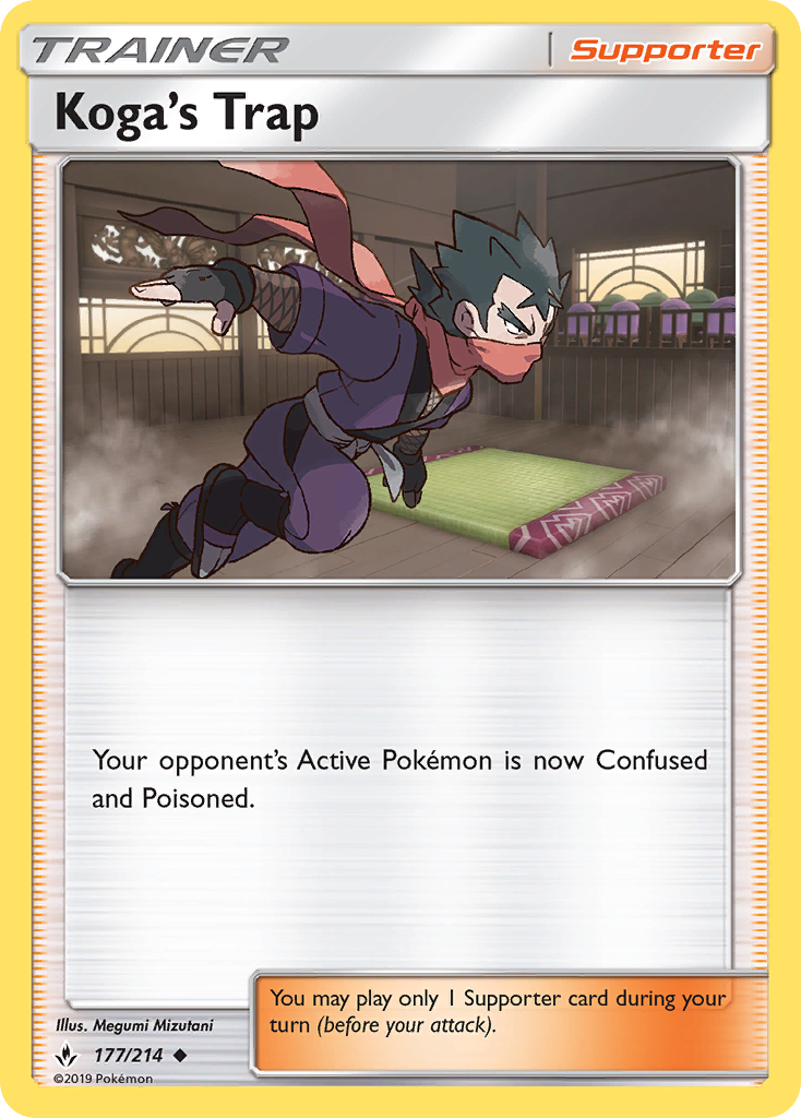 Koga's Trap - 177/214 - Normal - NM - Uncommon - Unbroken Bonds