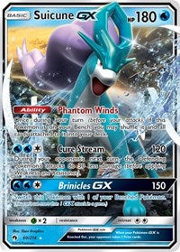 Suicune GX - 60/214 - Holofoil - NM - Ultra Rare - Lost Thunder