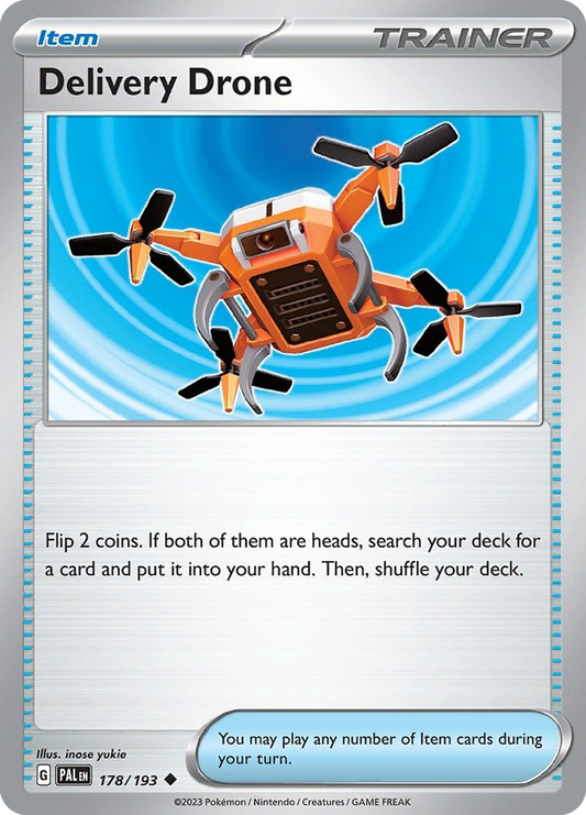 Delivery Drone - 178/193 - Reverse Holofoil - NM - Uncommon - Paldea Evolved
