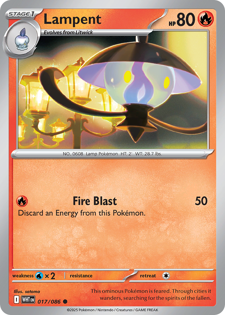 Lampent - 17/86 - Normal - NM - Common - White Flare