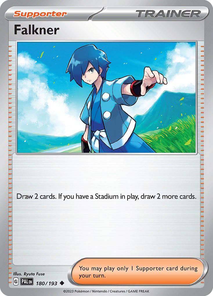 Falkner - 180/193 - Normal - NM - Uncommon - Paldea Evolved