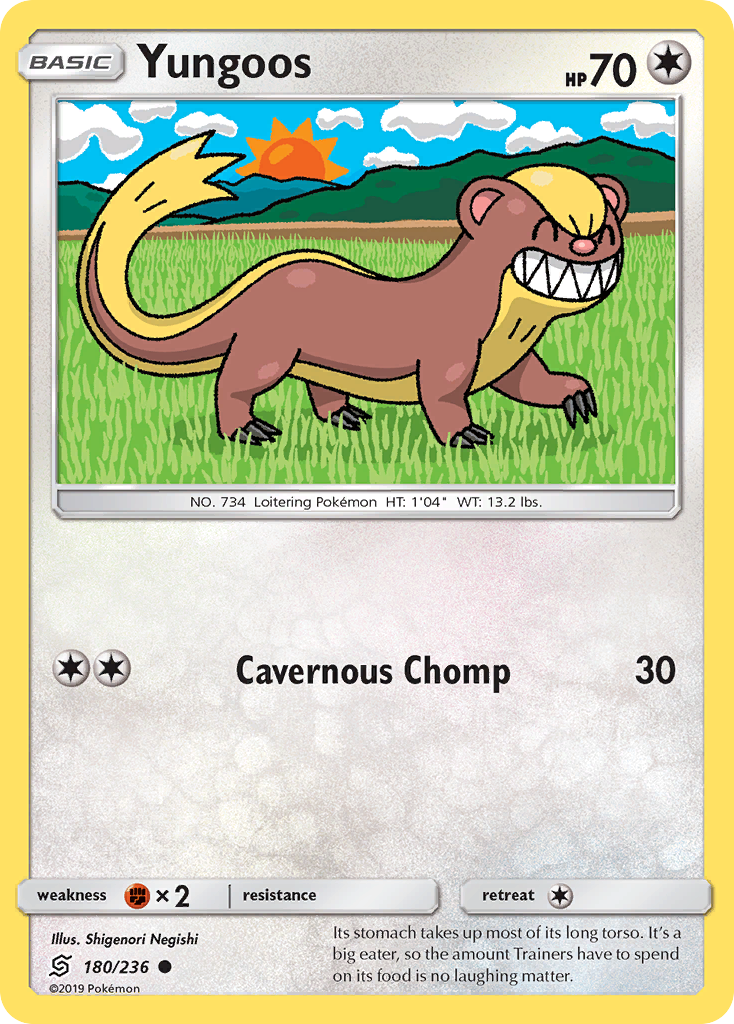 Yungoos - 180/236 - Normal - NM - Common - Unified Minds