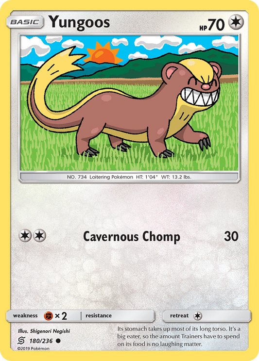 Yungoos - 180/236 - Normal - NM - Common - Unified Minds