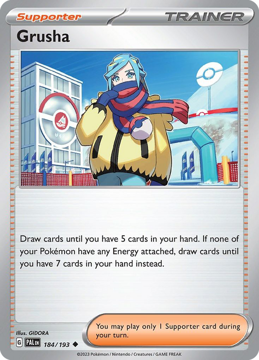 Grusha - 184/193 - Normal - NM - Uncommon - Paldea Evolved
