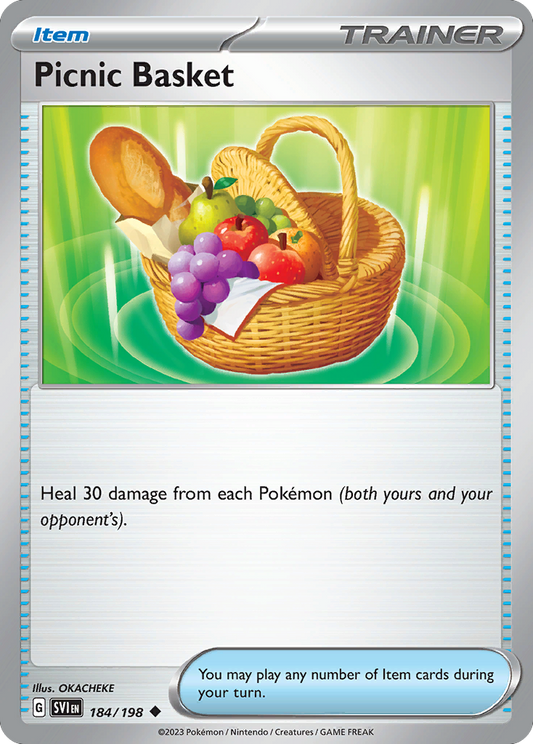 Picnic Basket - 184/198 - Normal - NM - Uncommon - Scarlet & Violet