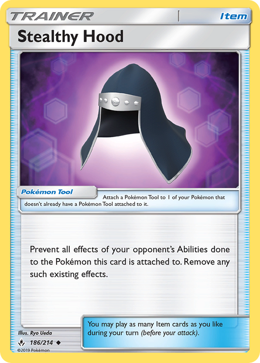 Stealthy Hood - 186/214 - Normal - NM - Uncommon - Unbroken Bonds