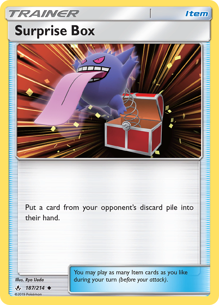 Surprise Box - 187/214 - Normal - NM - Uncommon - Unbroken Bonds