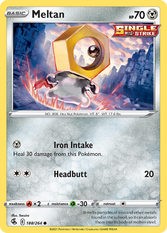 Meltan - 188/264 - Normal - NM - Common - Fusion Strike