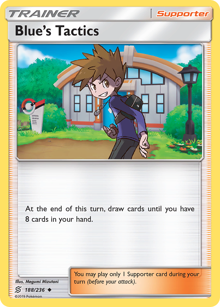 Blue's Tactics - 188/236 - Normal - NM - Uncommon - Unified Minds