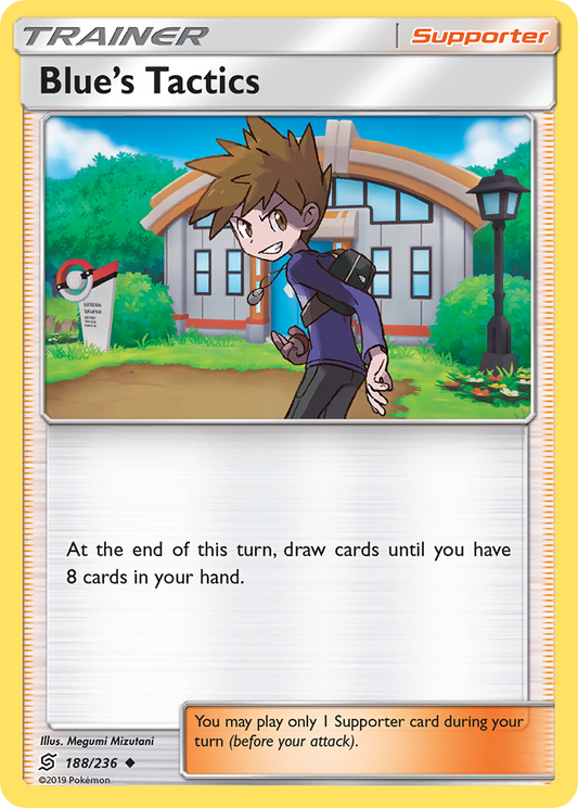 Blue's Tactics - 188/236 - Normal - NM - Uncommon - Unified Minds