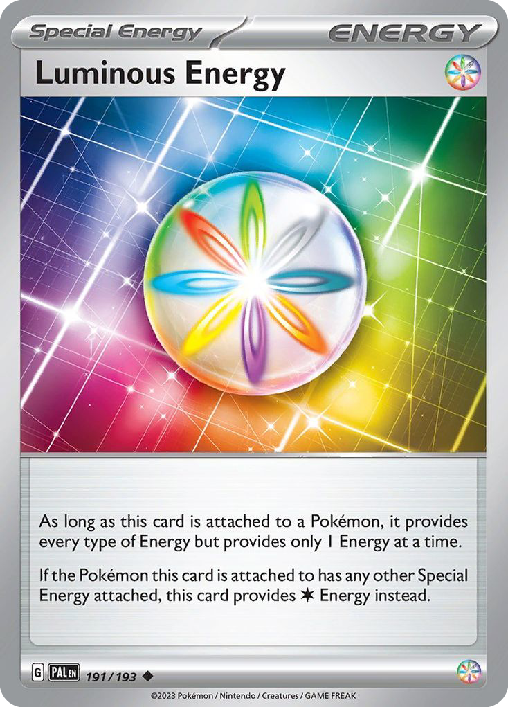 Luminous Energy - 191/193 - Normal - NM - Uncommon - Paldea Evolved