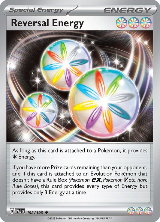 Reversal Energy - 192/193 - Normal - NM - Uncommon - Paldea Evolved