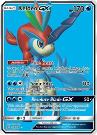 Keldeo GX Full Art - 219/236 - Holofoil - NM - Ultra Rare - Unified Minds