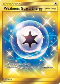 Weakness Guard Energy Secret - 258/236 - Holofoil - NM - Secret Rare - Unified Minds