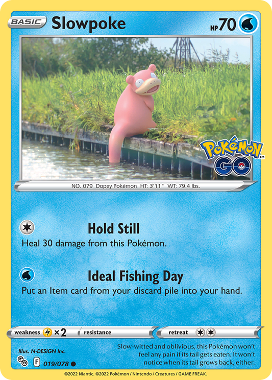 Slowpoke - 19/78 - Normal - NM - Common - Pokémon GO