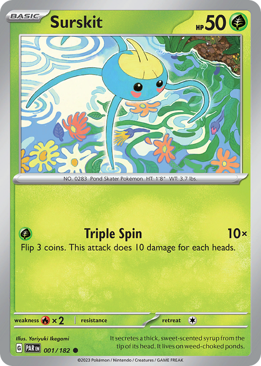 Surskit - 1/182 - Normal - NM - Common - Paradox Rift