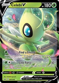 Celebi V - 1/202 - Holofoil - NM - Ultra Rare - Sword & Shield Base Set