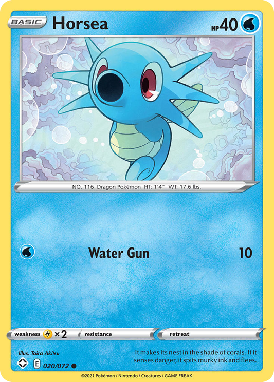 Horsea - 20/72 - Normal - NM - Common - Shining Fates