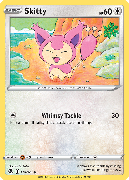 Skitty - 210/264 - Normal - NM - Common - Fusion Strike