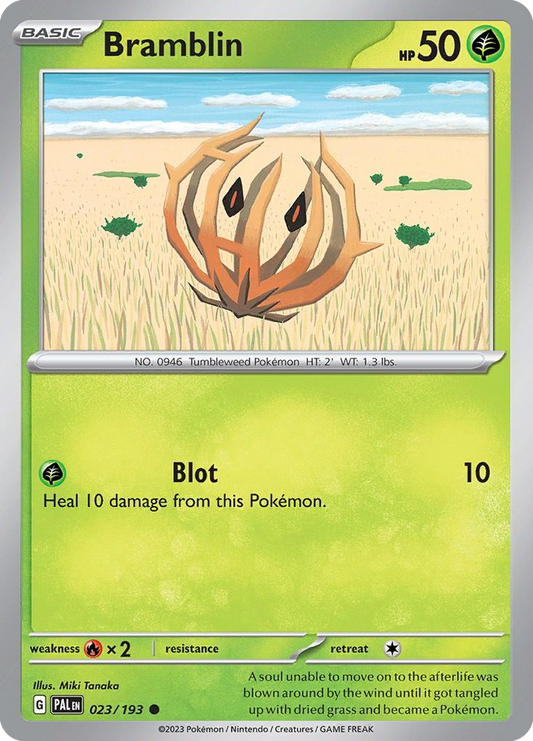 Bramblin - 23/193 - Reverse Holofoil - NM - Common - Paldea Evolved