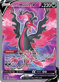 Galarian Moltres V Full Art - 176/198 - Holofoil - NM - Ultra Rare - Chilling Reign