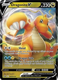 Dragonite V SWSH154 - SWSH154 - Holofoil - NM - Promo - Sword & Shield Promo