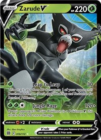 Zarude V - 16/216 - Holofoil - NM - Ultra Rare - SWSH09: Brilliant Stars