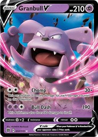 Granbull V - 57/216 - Holofoil - NM - Ultra Rare - SWSH09: Brilliant Stars