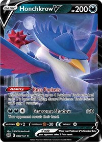 Honchkrow V - 88/216 - Holofoil - NM - Ultra Rare - SWSH09: Brilliant Stars