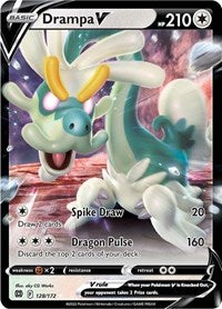 Drampa V - 128/216 - Holofoil - NM - Ultra Rare - SWSH09: Brilliant Stars